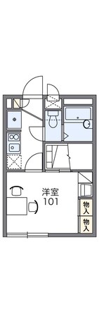 レオパレスミニョン　フルールの物件間取画像